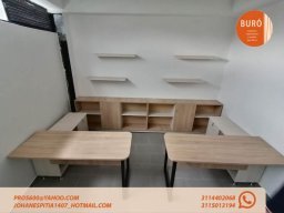 ESCRITORIOS EN L MADECOR